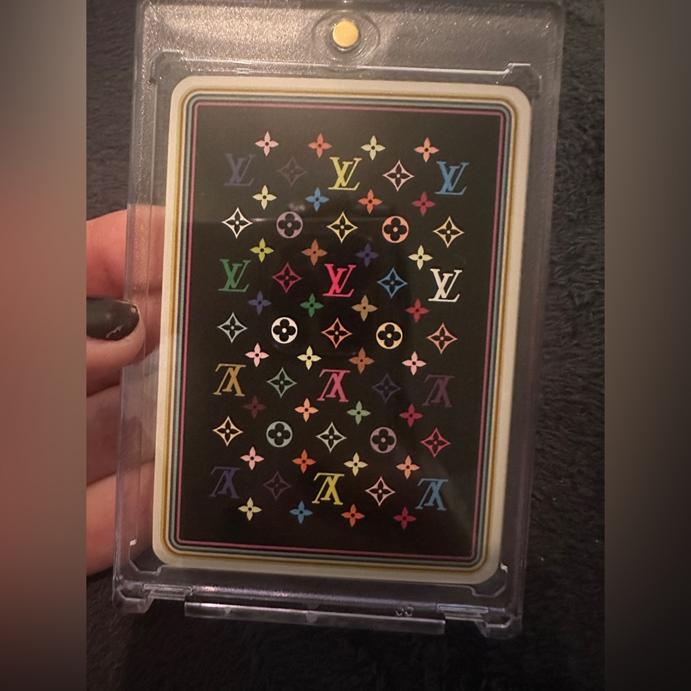 Louise Vuitton Murakami Playing Card 4 of Spades Limited Edition Collectors Card